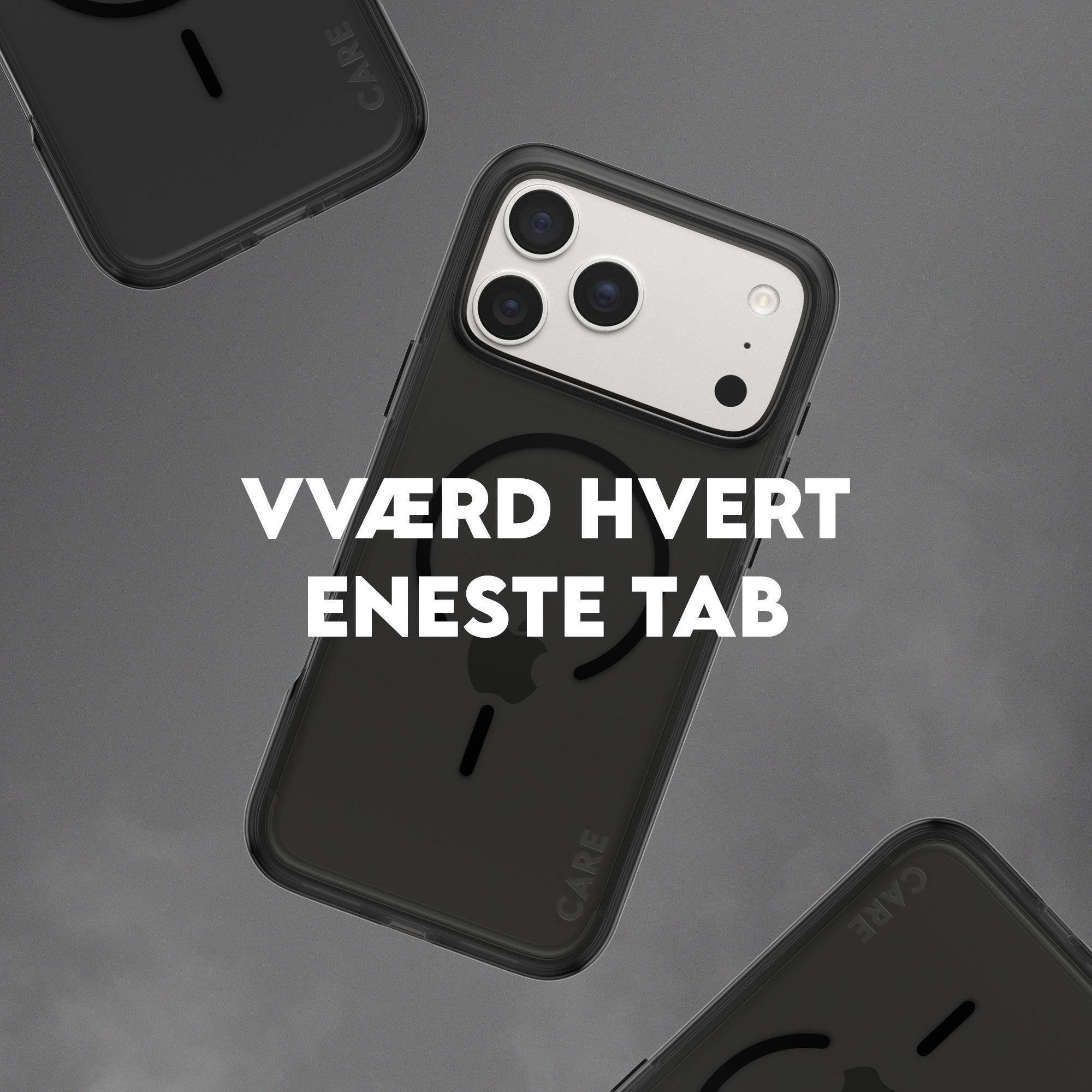 CARE™ by PanzerGlass® Smokey Case m. Sort MagSafe iPhone 17 Pro Max